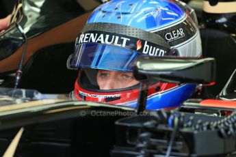 World © Octane Photographic Ltd. Formula 1 - Young Driver Test - Silverstone. Wednesday 17th July 2013. Day 1. Lotus F1 Team E21 - Nicolas Prost. Digital Ref : 0752lw1d8859