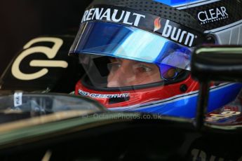 World © Octane Photographic Ltd. Formula 1 - Young Driver Test - Silverstone. Wednesday 17th July 2013. Day 1. Lotus F1 Team E21 - Nicolas Prost. Digital Ref : 0752lw1d8901