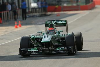 World © Octane Photographic Ltd. Formula 1 - Young Driver Test - Silverstone. Wednesday 17th July 2013. Day 1. Caterham F1 Team CT03 - Alex Rossi. Digital Ref : 0752lw1d8934