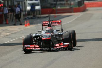 World © Octane Photographic Ltd. Formula 1 - Young Driver Test - Silverstone. Wednesday 17th July 2013. Day 1. Vodafone McLaren Mercedes MP4/28 - Kevin Magnussen. Digital Ref : 0752lw1d8944