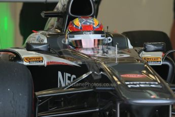 World © Octane Photographic Ltd. Formula 1 - Young Driver Test - Silverstone. Wednesday 17th July 2013. Day 1. Sauber C32 - Robin Frijns. Digital Ref : 0752lw1d8958