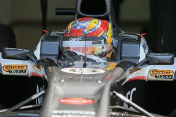 World © Octane Photographic Ltd. Formula 1 - Young Driver Test - Silverstone. Wednesday 17th July 2013. Day 1. Sauber C32 - Robin Frijns. Digital Ref : 0752lw1d8964