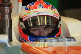 World © Octane Photographic Ltd. Formula 1 - Young Driver Test - Silverstone. Wednesday 17th July 2013. Day 1. Sahara Force India VJM06 - Paul Di Resta. Digital Ref : 0752lw1d9020