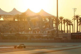 World © Octane Photographic Ltd. Friday 21st November 2014. Abu Dhabi Grand Prix - Yas Marina Circuit - Formula 1 Practice 2. Caterham F1 Team CT05 – William Stevens. Digital Ref: 1161CB1D6624