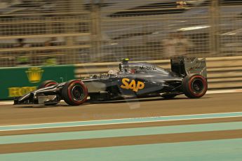 World © Octane Photographic Ltd. Friday 21st November 2014. Abu Dhabi Grand Prix - Yas Marina Circuit - Formula 1 Practice 2. McLaren Mercedes MP4/29 – Kevin Magnussen. Digital Ref: 1161CB1D7182