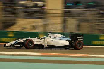 World © Octane Photographic Ltd. Friday 21st November 2014. Abu Dhabi Grand Prix - Yas Marina Circuit - Formula 1 Practice 2. Williams Martini Racing FW36 – Felipe Massa. Digital Ref: 1161CB1D7208