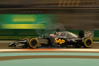 World © Octane Photographic Ltd. Friday 21st November 2014. Abu Dhabi Grand Prix - Yas Marina Circuit - Formula 1 Practice 2. McLaren Mercedes MP4/29 - Jenson Button. Digital Ref: 1161CB1D7277