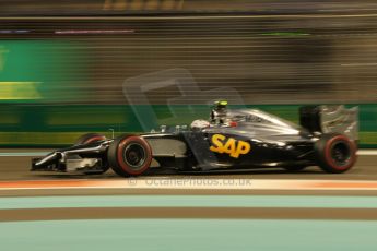 World © Octane Photographic Ltd. Friday 21st November 2014. Abu Dhabi Grand Prix - Yas Marina Circuit - Formula 1 Practice 2. McLaren Mercedes MP4/29 – Kevin Magnussen. Digital Ref: 1161CB1D7282
