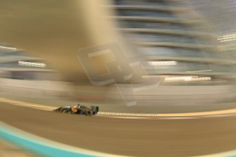 World © Octane Photographic Ltd. Friday 21st November 2014. Abu Dhabi Grand Prix - Yas Marina Circuit - Formula 1 Practice 2. McLaren Mercedes MP4/29 - Jenson Button. Digital Ref: 1161CB7D8139