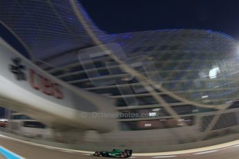 World © Octane Photographic Ltd. Friday 21st November 2014. Abu Dhabi Grand Prix - Yas Marina Circuit - Formula 1 Practice 2. Caterham F1 Team CT05 – William Stevens. Digital Ref: 1161CB7D8174