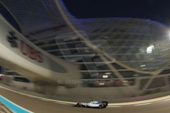 World © Octane Photographic Ltd. Friday 21st November 2014. Abu Dhabi Grand Prix - Yas Marina Circuit - Formula 1 Practice 2. Williams Martini Racing FW36 – Felipe Massa. Digital Ref: 1161CB7D8181