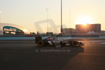 World © Octane Photographic Ltd. Friday 21st November 2014. Abu Dhabi Grand Prix - Yas Marina Circuit - Formula 1 Practice 2. Sauber C33 – Adrian Sutil. Digital Ref: 1161LB1D4607