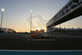 World © Octane Photographic Ltd. Friday 21st November 2014. Abu Dhabi Grand Prix - Yas Marina Circuit - Formula 1 Practice 2. Scuderia Toro Rosso STR9 – Jean-Eric Vergne. Digital Ref: 1161LB1D4631
