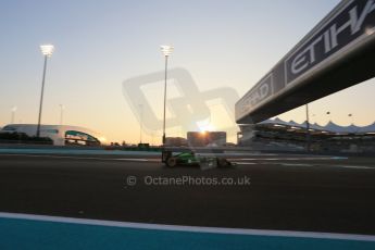 World © Octane Photographic Ltd. Friday 21st November 2014. Abu Dhabi Grand Prix - Yas Marina Circuit - Formula 1 Practice 2. Caterham F1 Team CT05 – William Stevens. Digital Ref: 1161LB1D4651