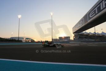 World © Octane Photographic Ltd. Friday 21st November 2014. Abu Dhabi Grand Prix - Yas Marina Circuit - Formula 1 Practice 2. Sahara Force India VJM07 – Nico Hulkenburg. Digital Ref : 1161LB1D4671