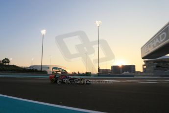 World © Octane Photographic Ltd. Friday 21st November 2014. Abu Dhabi Grand Prix - Yas Marina Circuit - Formula 1 Practice 2. Scuderia Toro Rosso STR 9 – Daniil Kvyat. Digital Ref: 1161LB1D4679