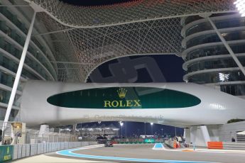 World © Octane Photographic Ltd. Friday 21st November 2014. Abu Dhabi Grand Prix - Yas Marina Circuit - Formula 1 Practice 2. Mercedes AMG Petronas F1 W05 – Lewis Hamilton. Digital Ref: 1161LB1D5362