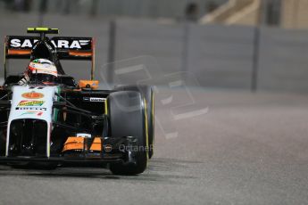 World © Octane Photographic Ltd. Friday 21st November 2014. Abu Dhabi Grand Prix - Yas Marina Circuit - Formula 1 Practice 2. Sahara Force India VJM07 – Sergio Perez. Digital Ref: 1161LB1D5421