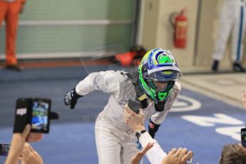World © Octane Photographic Ltd. Sunday 23rd November 2014. Abu Dhabi Grand Prix - Yas Marina Circuit - Formula 1 Podium. Williams Racing - Felipe Massa (2nd). Digital Ref: 1173CB1D0304