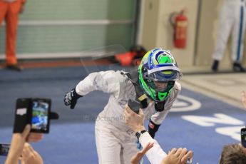 World © Octane Photographic Ltd. Sunday 23rd November 2014. Abu Dhabi Grand Prix - Yas Marina Circuit - Formula 1 Podium. Williams Racing - Felipe Massa (2nd). Digital Ref: 1173CB1D0304