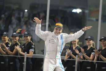 World © Octane Photographic Ltd. Sunday 23rd November 2014. Abu Dhabi Grand Prix - Yas Marina Circuit - Formula 1 Podium. Williams Racing - Felipe Massa (2nd). Digital Ref: 1173CB1D0704