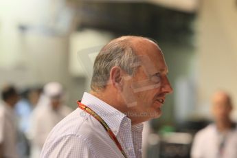 World © Octane Photographic Ltd. Sunday 23rd November 2014. Abu Dhabi Grand Prix - Yas Marina Circuit - Formula 1 Paddock. McLaren Mercedes - Ron Dennis. Digital Ref: 1173CB1D1411