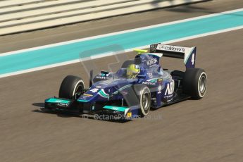 World © Octane Photographic Ltd. Friday 21st November 2014. GP2 Practice – Abu Dhabi GP - Yas Marina Circuit, United Arab Emirates. Julian Leal - Carlin. Digital Ref :1159CB1D5704