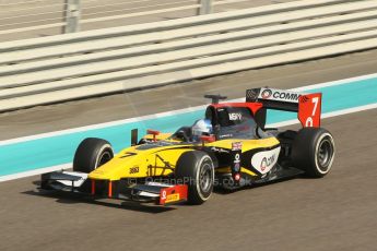 World © Octane Photographic Ltd. 2014 Formula 1 Abu Dhabi Grand Prix, GP2 Practice, Friday 21st November 2014. Jolyon Palmer – DAMS. Digital Ref : 1159CB1D5772