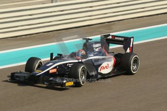 World © Octane Photographic Ltd.  Friday 21st November 2014. GP2 Practice – Abu Dhabi GP - Yas Marina Circuit, United Arab Emirates. Mitch Evans - RT Russian Time. Digital Ref : 1159CB1D5784