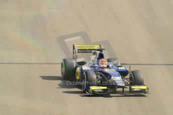 World © Octane Photographic Ltd. Friday 21st November 2014. GP2 Practice – Abu Dhabi GP - Yas Marina Circuit, United Arab Emirates. Felipe Nasr - Carlin. Digital Ref : 1159CB1D6001