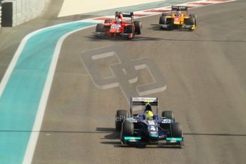 World © Octane Photographic Ltd. Friday 21st November 2014. GP2 Practice – Abu Dhabi GP - Yas Marina Circuit, United Arab Emirates. Julian Leal - Carlin. Digital Ref :1159CB1D6011