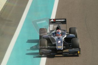 World © Octane Photographic Ltd.  Friday 21st November 2014. GP2 Practice – Abu Dhabi GP - Yas Marina Circuit, United Arab Emirates. Mitch Evans - RT Russian Time. Digital Ref : 1159CB1D6026