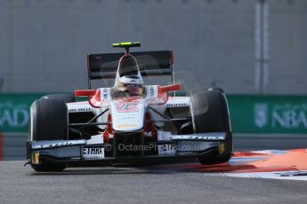 World © Octane Photographic Ltd. Friday 21st November 2014. GP2 Practice – Abu Dhabi GP - Yas Marina Circuit, United Arab Emirates. Stoffel Vandoorne - ART Grand Prix. Digital Ref :1159LB1D3597