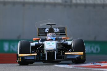 World © Octane Photographic Ltd. Friday 21st November 2014. GP2 Practice – Abu Dhabi GP - Yas Marina Circuit, United Arab Emirates. Nicholas Latifi - Hilmer Motorsport. Digital Ref: 1159LB1D3613