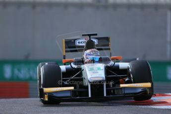 World © Octane Photographic Ltd. Friday 21st November 2014. GP2 Practice – Abu Dhabi GP - Yas Marina Circuit, United Arab Emirates. Nicholas Latifi - Hilmer Motorsport. Digital Ref: 1159LB1D3663