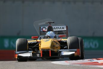 World © Octane Photographic Ltd. Friday 21st November 2014. GP2 Practice – Abu Dhabi GP - Yas Marina Circuit, United Arab Emirates. Jolyon Palmer – DAMS. Digital Ref : 1159LB1D3797