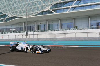 World © Octane Photographic Ltd. Friday 21st November 2014. GP2 Practice – Abu Dhabi GP - Yas Marina Circuit, United Arab Emirates. Marco Sorensen - MP Motorsport. Digital Ref :1159LB1D3813