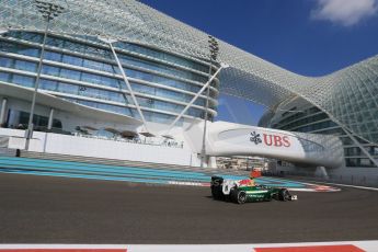World © Octane Photographic Ltd. Friday 21st November 2014. GP2 Practice – Abu Dhabi GP - Yas Marina Circuit, United Arab Emirates. Pierre Gasly - EQ8 Caterham Racing. Digital Ref :1159LB1D3838