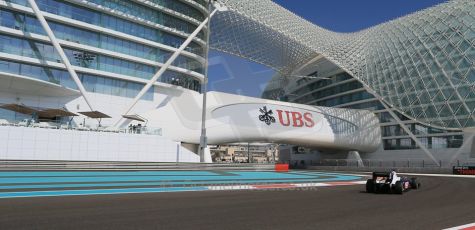 World © Octane Photographic Ltd. Friday 21st November 2014. GP2 Practice – Abu Dhabi GP - Yas Marina Circuit, United Arab Emirates. Sergio Canamasas - Trident. Digital Ref : 1159LB1D3885