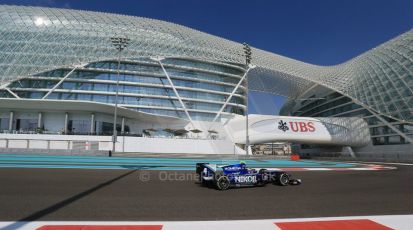 World © Octane Photographic Ltd. Friday 21st November 2014. GP2 Practice – Abu Dhabi GP - Yas Marina Circuit, United Arab Emirates. Julian Leal - Carlin. Digital Ref :1159LB1D3921