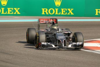 World © Octane Photographic Ltd. Saturday 22nd November 2014. Abu Dhabi Grand Prix - Yas Marina Circuit - Formula 1 Practice 3. Sauber C33 – Adrian Sutil. Digital Ref: 1165CB1D7957