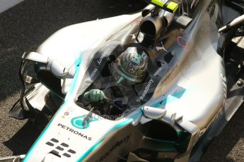 World © Octane Photographic Ltd. Saturday 22nd November 2014. Abu Dhabi Grand Prix - Formula 1 Practice 3. Mercedes AMG Petronas F1 W05 - Nico Rosberg. Digital Ref: 1165CB1D8054