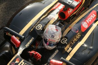 World © Octane Photographic Ltd. Saturday 22nd November 2014. Abu Dhabi Grand Prix - Formula 1 Practice 3. Lotus F1 Team E22 - Romain Grosjean. Digital Ref: 1165CB1D8064