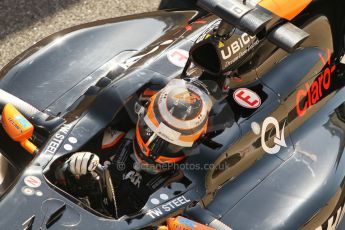World © Octane Photographic Ltd. Saturday 22nd November 2014. Abu Dhabi Grand Prix - Formula 1 Practice 3. Sahara Force India VJM07 – Nico Hulkenburg. Digital Ref : 1165CB1D8101