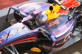 World © Octane Photographic Ltd. Saturday 22nd November 2014. Abu Dhabi Grand Prix - Formula 1 Practice 3. Infiniti Red Bull Racing RB10 - Sebastian Vettel. Digital Ref: 1165CB1D8115