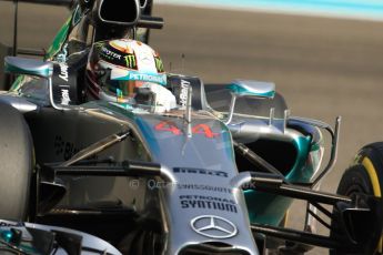 World © Octane Photographic Ltd. Saturday 22nd November 2014. Abu Dhabi Grand Prix - Yas Marina Circuit - Formula 1 Practice 3. Mercedes AMG Petronas F1 W05 – Lewis Hamilton. Digital Ref: 1165CB7D8296