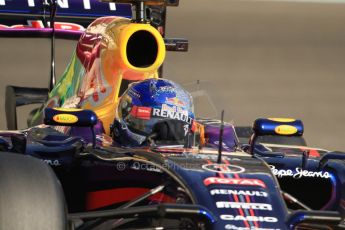 World © Octane Photographic Ltd. Saturday 22nd November 2014. Abu Dhabi Grand Prix - Yas Marina Circuit - Formula 1 Practice 3. Infiniti Red Bull Racing RB10 - Sebastian Vettel. Digital Ref: 1165CB7D8327