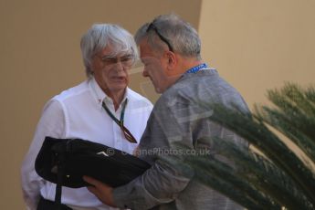 World © Octane Photographic Ltd. Saturday 22nd November 2014. Abu Dhabi Grand Prix - Formula 1 Practice 3. Bernie Ecclestone. Digital Ref: 1165CB7D8504