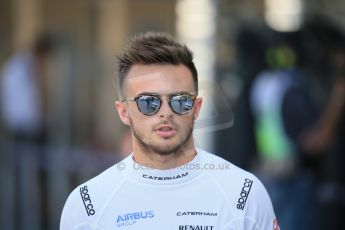 World © Octane Photographic Ltd. Saturday 22nd November 2014. Abu Dhabi Grand Prix - Yas Marina Circuit - Formula 1 Practice 3. Caterham F1 Team CT05 – William Stevens. Digital Ref: 1165LB1D0074