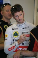 World © Octane Photographic Ltd. Saturday 22nd November 2014. Abu Dhabi Grand Prix - Yas Marina Circuit - Formula 1 Practice 3. Lotus F1 Team E22 – Romain Grosjean. Digital Ref: 1165LB1D0126